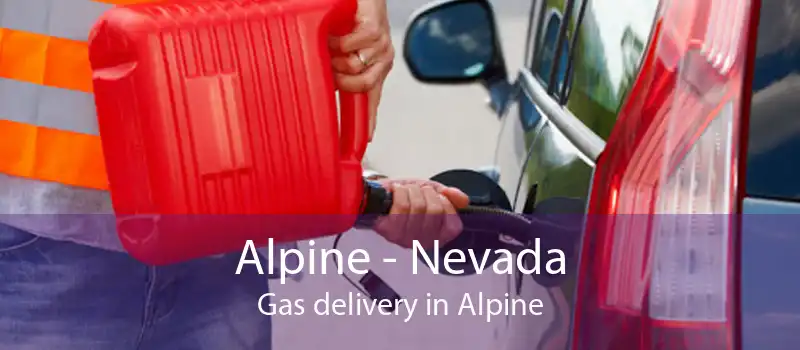 Alpine - Nevada Gas delivery in Alpine