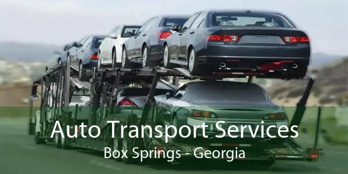 Auto Transport Services Box Springs - Georgia