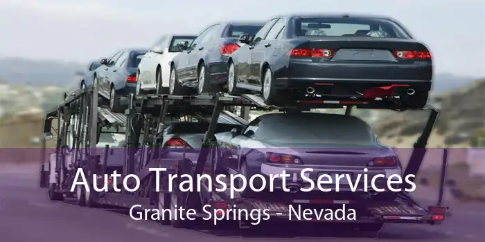 Auto Transport Services Granite Springs - Nevada