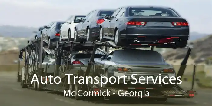 Auto Transport Services Mc Cormick - Georgia