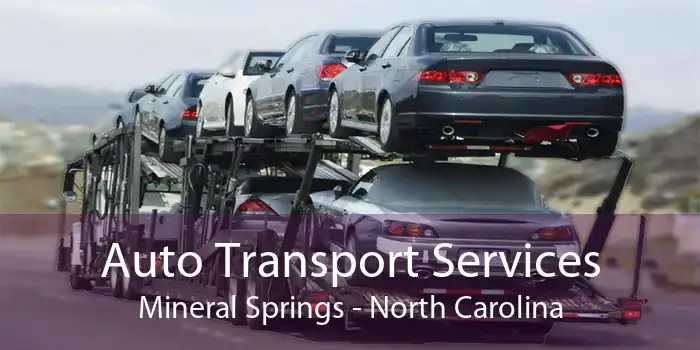 Auto Transport Services Mineral Springs - North Carolina
