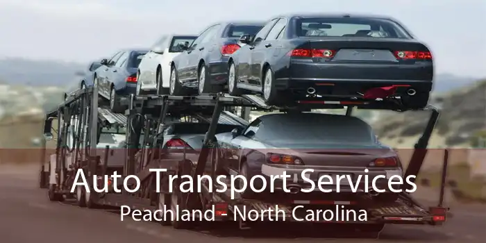 Auto Transport Services Peachland - North Carolina