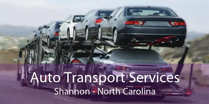 Auto Transport Services Shannon - North Carolina