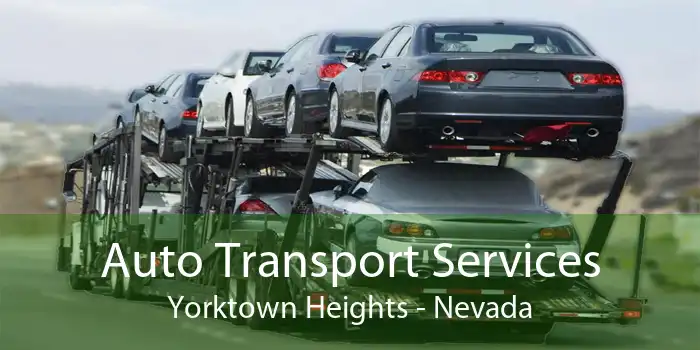 Auto Transport Services Yorktown Heights - Nevada
