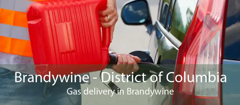 Brandywine - District of Columbia Gas delivery in Brandywine