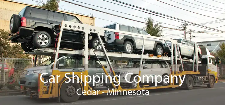 Car Shipping Company Cedar - Minnesota