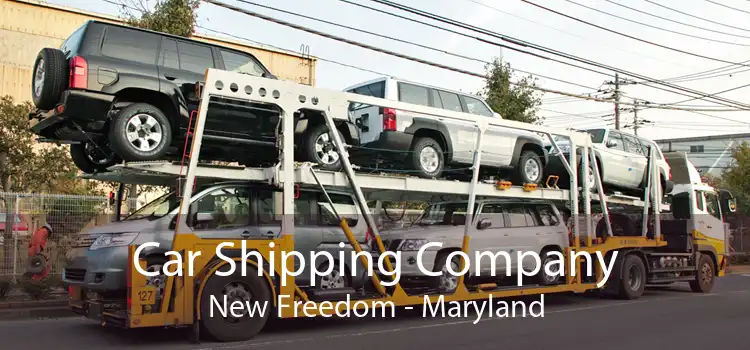 Car Shipping Company New Freedom - Maryland