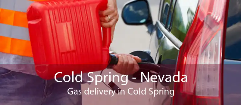 Cold Spring - Nevada Gas delivery in Cold Spring