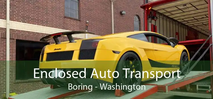 Enclosed Auto Transport Boring - Washington