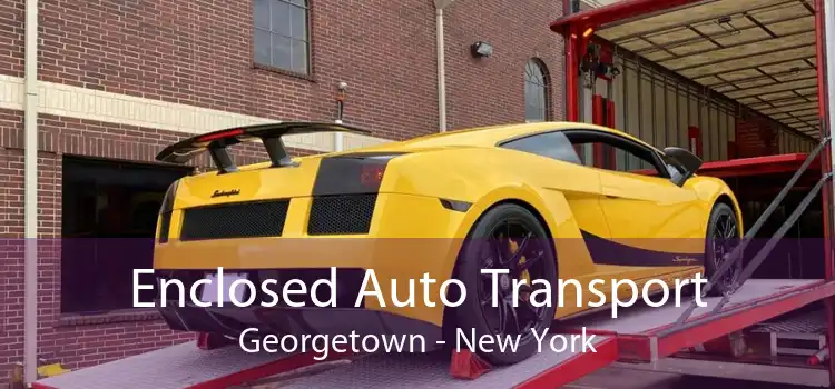 Enclosed Auto Transport Georgetown - New York