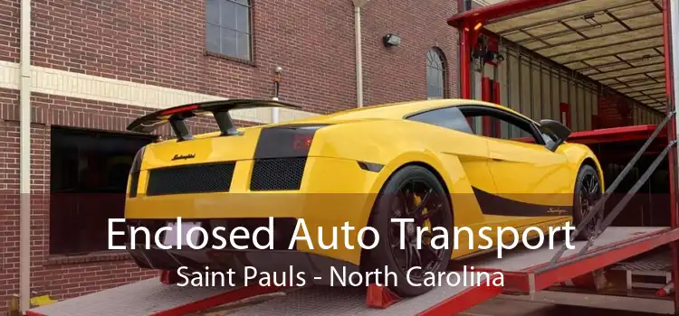 Enclosed Auto Transport Saint Pauls - North Carolina