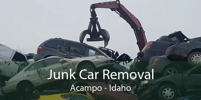 Junk Car Removal Acampo - Idaho