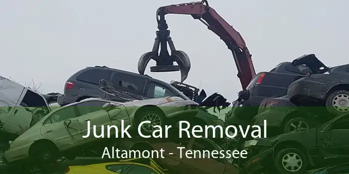 Junk Car Removal Altamont - Tennessee