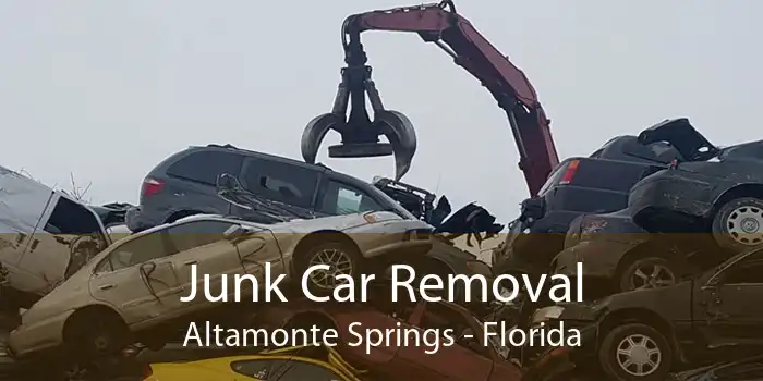 Junk Car Removal Altamonte Springs - Florida