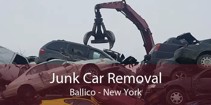 Junk Car Removal Ballico - New York
