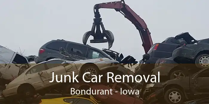 Junk Car Removal Bondurant - Iowa
