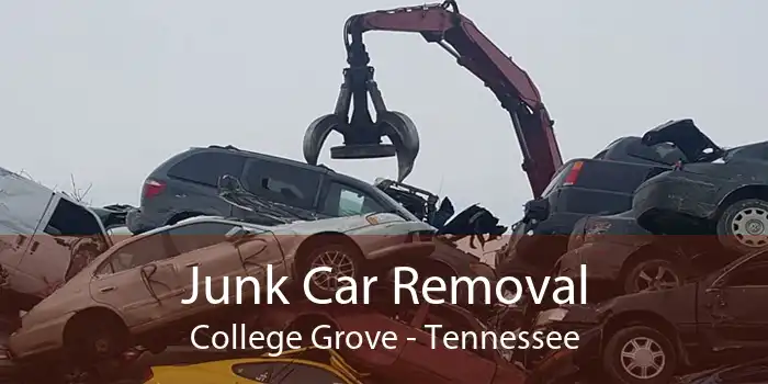 Junk Car Removal College Grove - Tennessee