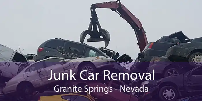 Junk Car Removal Granite Springs - Nevada