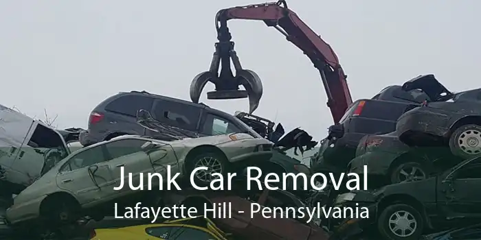 Junk Car Removal Lafayette Hill - Pennsylvania