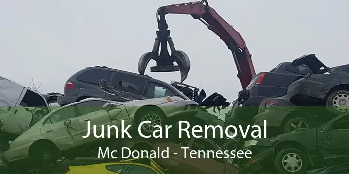 Junk Car Removal Mc Donald - Tennessee