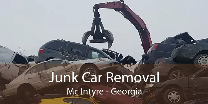 Junk Car Removal Mc Intyre - Georgia