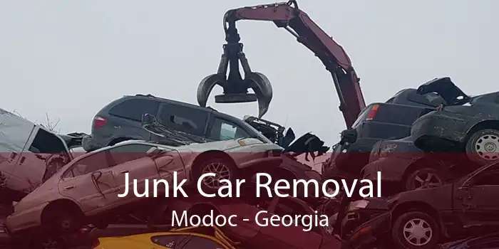 Junk Car Removal Modoc - Georgia