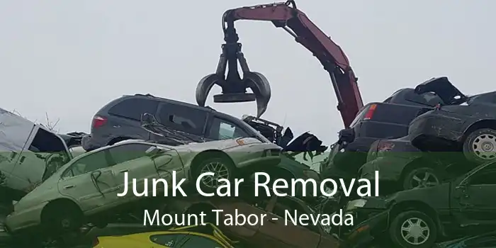 Junk Car Removal Mount Tabor - Nevada