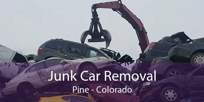 Junk Car Removal Pine - Colorado