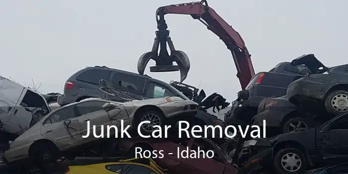 Junk Car Removal Ross - Idaho