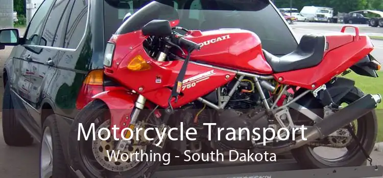 Motorcycle Transport Worthing - South Dakota