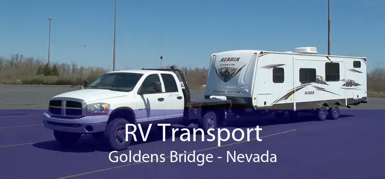 RV Transport Goldens Bridge - Nevada