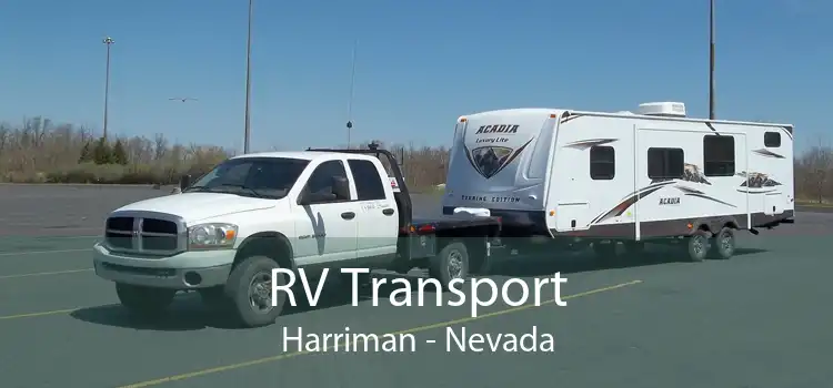RV Transport Harriman - Nevada
