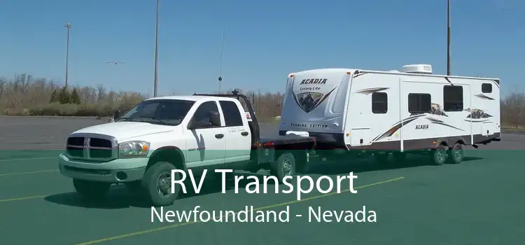 RV Transport Newfoundland - Nevada