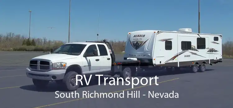 RV Transport South Richmond Hill - Nevada