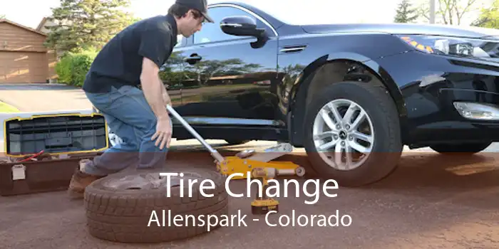 Tire Change Allenspark - Colorado