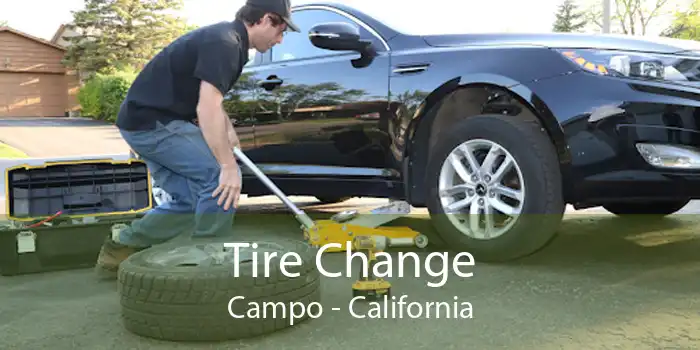 Tire Change Campo - California