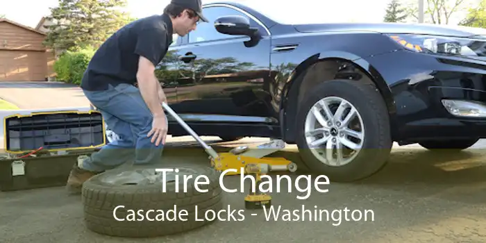 Tire Change Cascade Locks - Washington