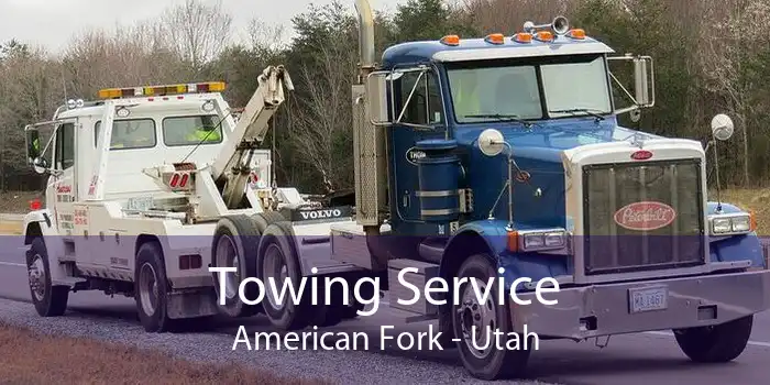 Towing Service American Fork - Utah