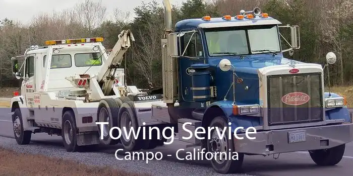 Towing Service Campo - California