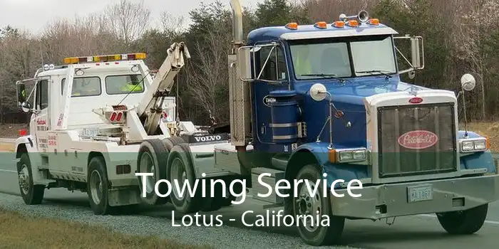 Towing Service Lotus - California
