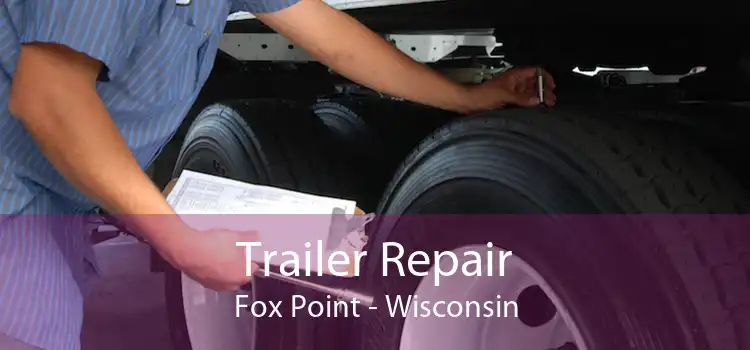 Trailer Repair Fox Point - Wisconsin