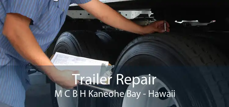 Trailer Repair M C B H Kaneohe Bay - Hawaii
