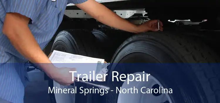 Trailer Repair Mineral Springs - North Carolina