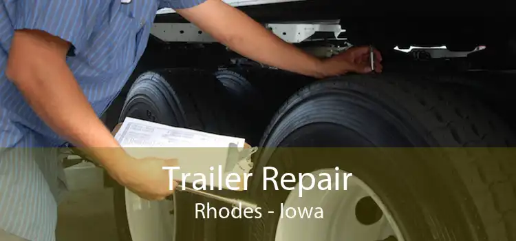 Trailer Repair Rhodes - Iowa