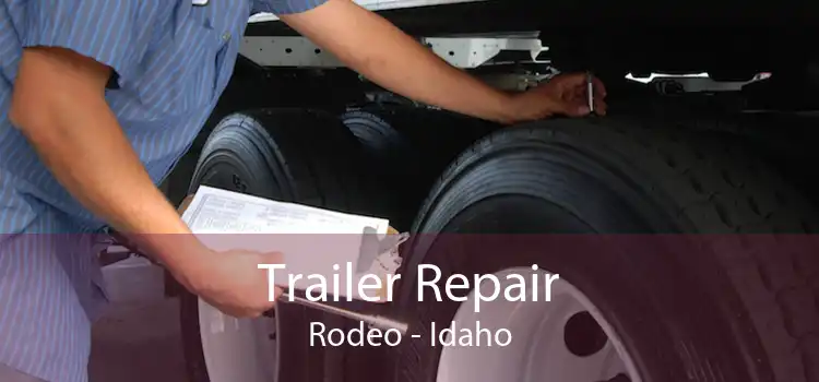 Trailer Repair Rodeo - Idaho