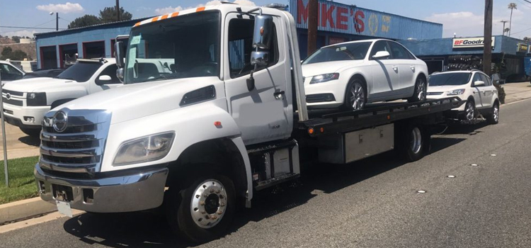 flatbed car towing service