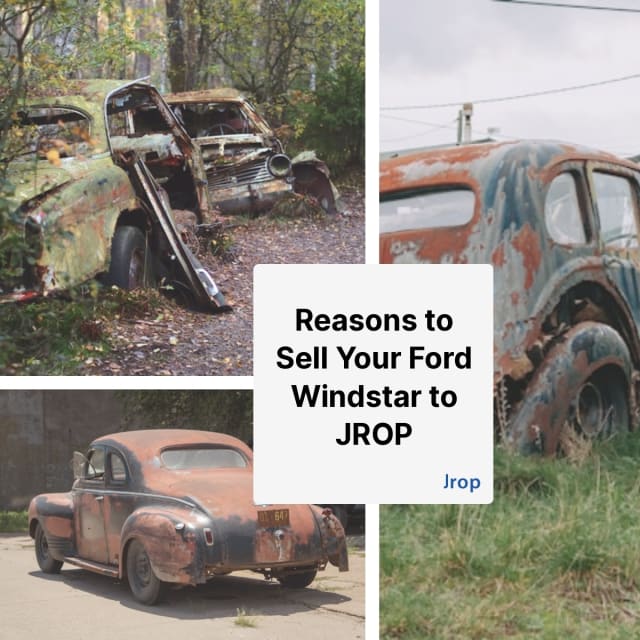 Why Sell Your Junk Ford Windstar Car to Jrop