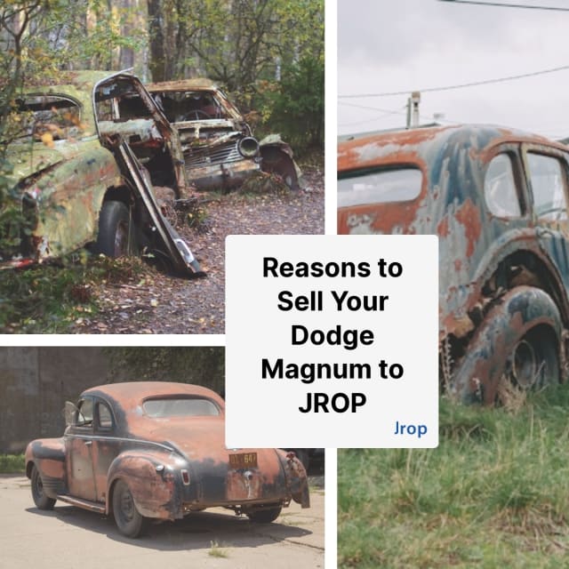 Why Sell Your Junk Dodge Magnum Car to Jrop