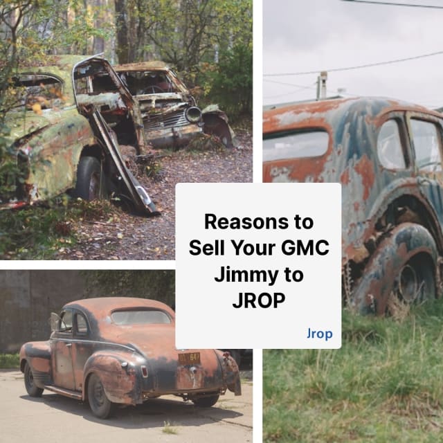 Why Sell Your Junk GMC Jimmy Car to Jrop