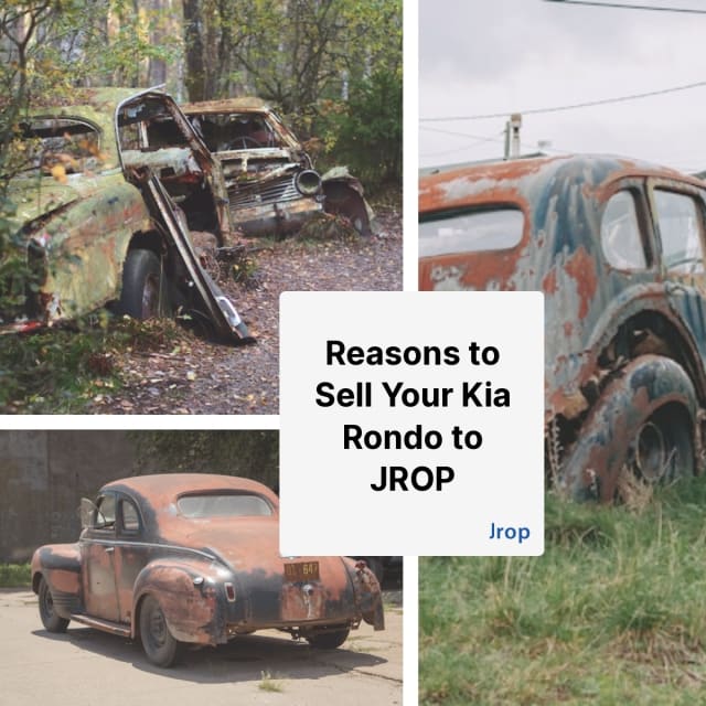 Why Sell Your Junk Kia Rondo Car to Jrop